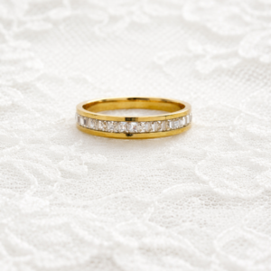 Linear diamond band - 8